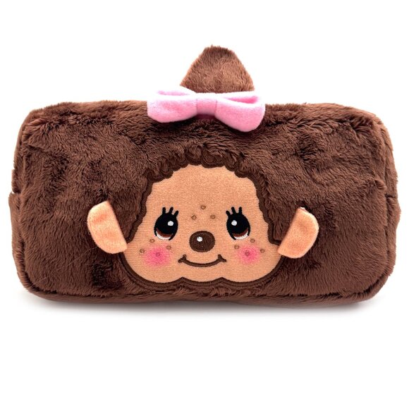 Monchhichi-Chan Face Plush Cosmetic Bag - Picture 6 of 6